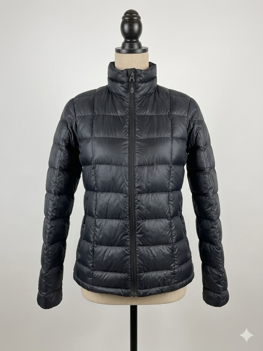 REI down filled Women's Black Quilted Puffer Jacket - Lightweight Insulated Coat